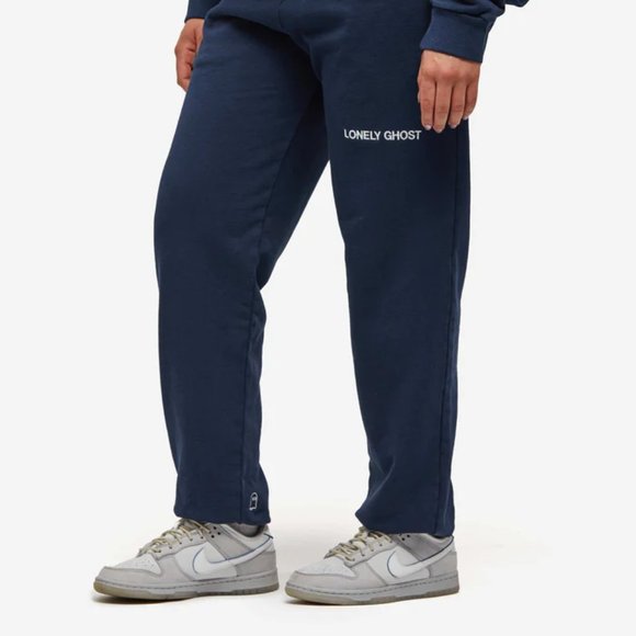NEW LONELY GHOST DAILY'S NAVY SWEATPANTS SZ XL - Picture 1 of 7